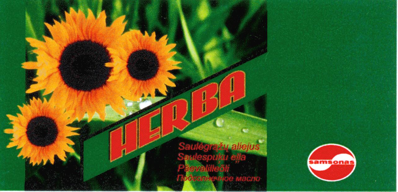 Prekės ženklas: HERBA SAMSONAS